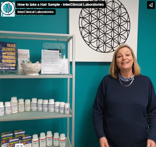 Hair Sample Collection HTMA InterClinical Laboratories